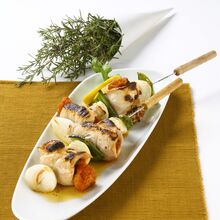 Espetada de Peru com Farinheira 