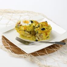 Pescada Gratinada com Mostarda