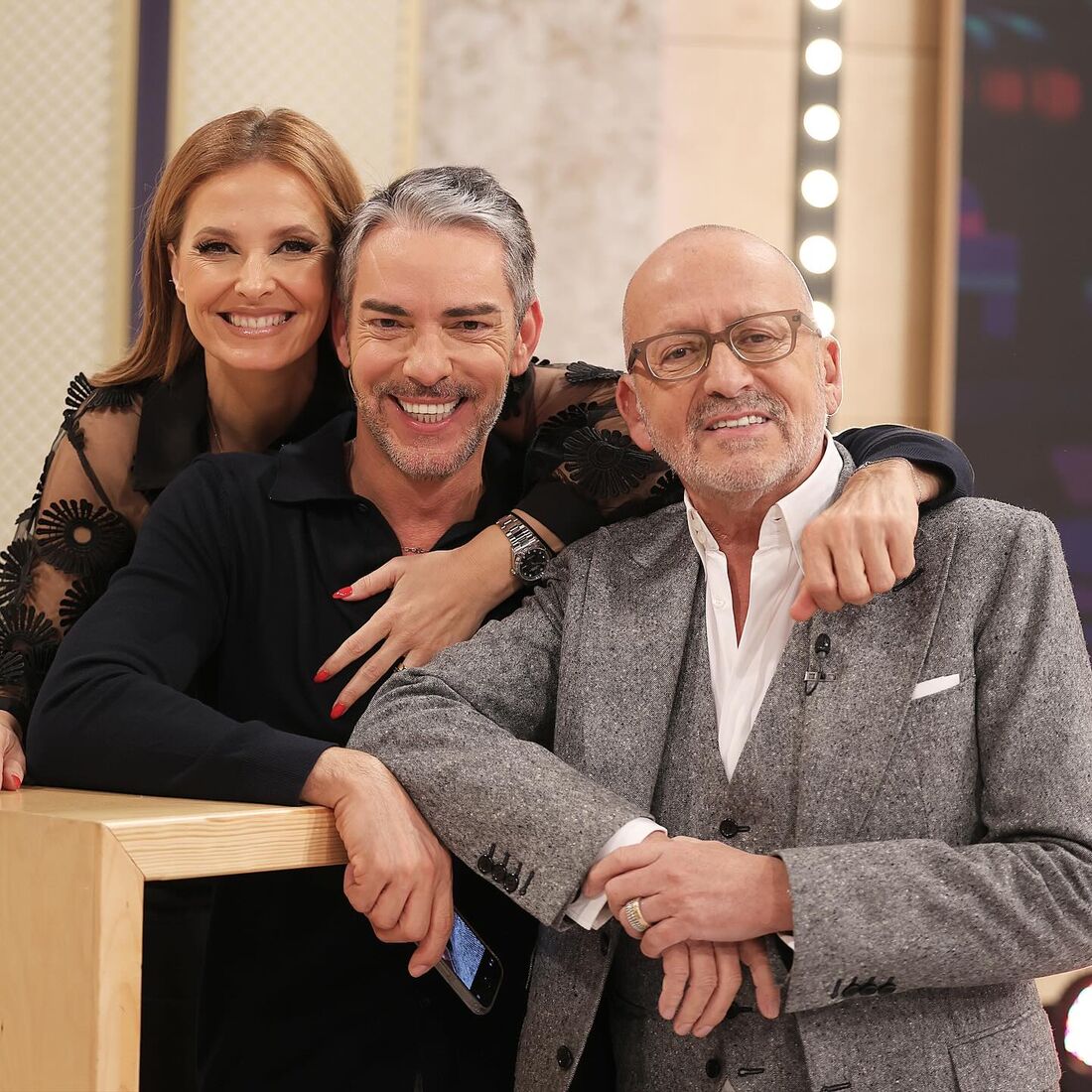 Cláudio Ramos, Cristina Ferreira e Goucha