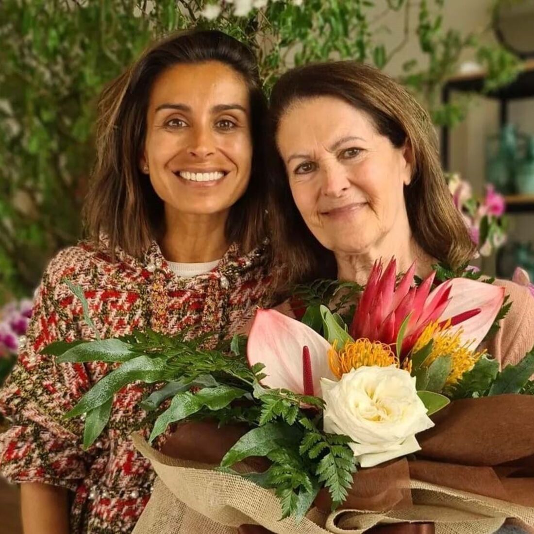 Mónica Jardim e a mãe, Lola Martínez