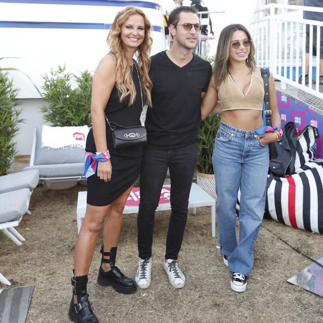 Cristina Ferreira, Bruna Gomes e Bernardo Sousa