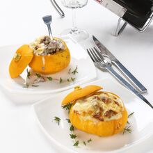 carne picada na abóbora