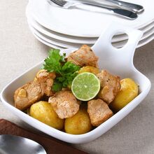 rojões com batatas de rebolão