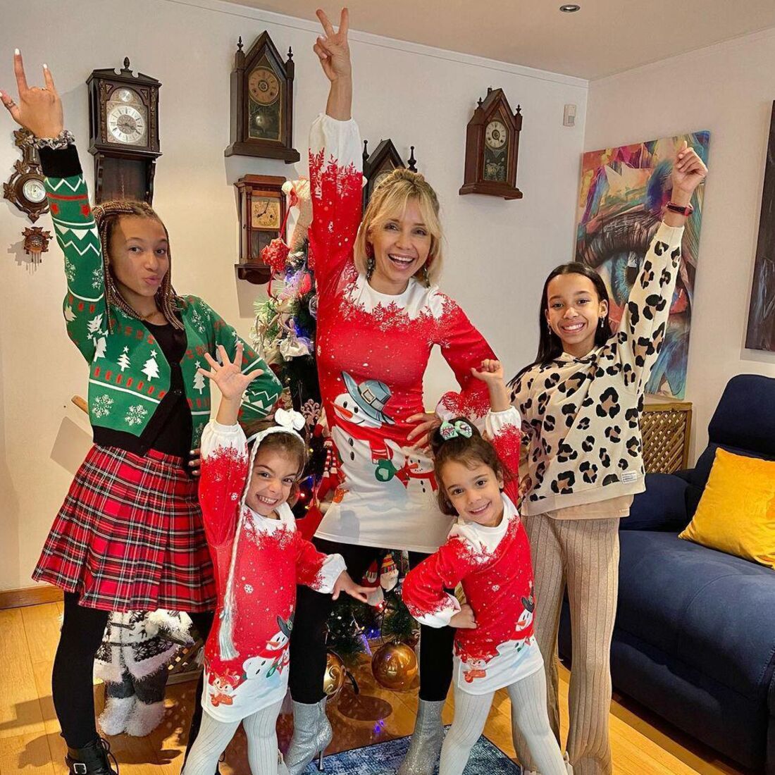 Luciana Abreu, família