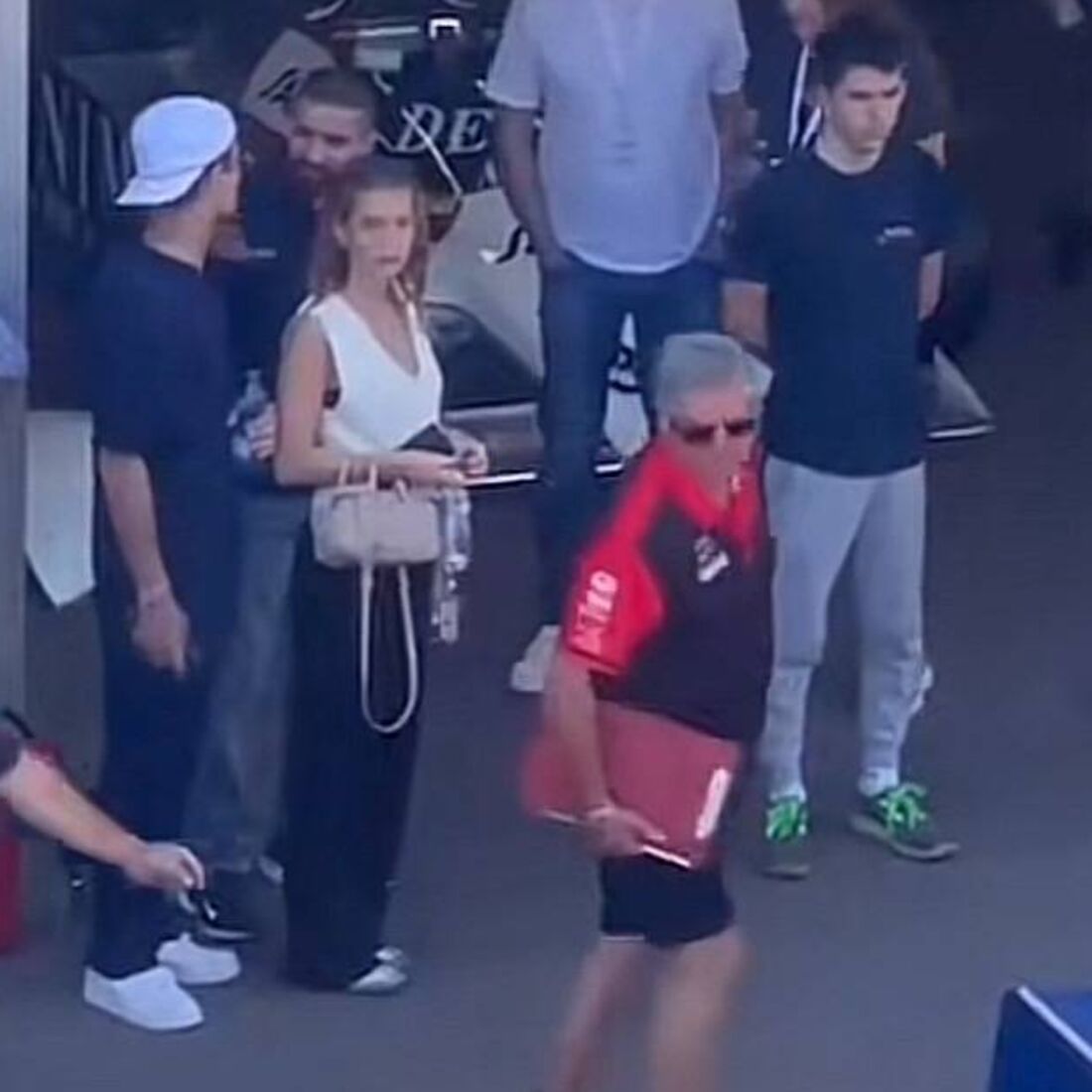 Margarida Corceiro e Lando Norris