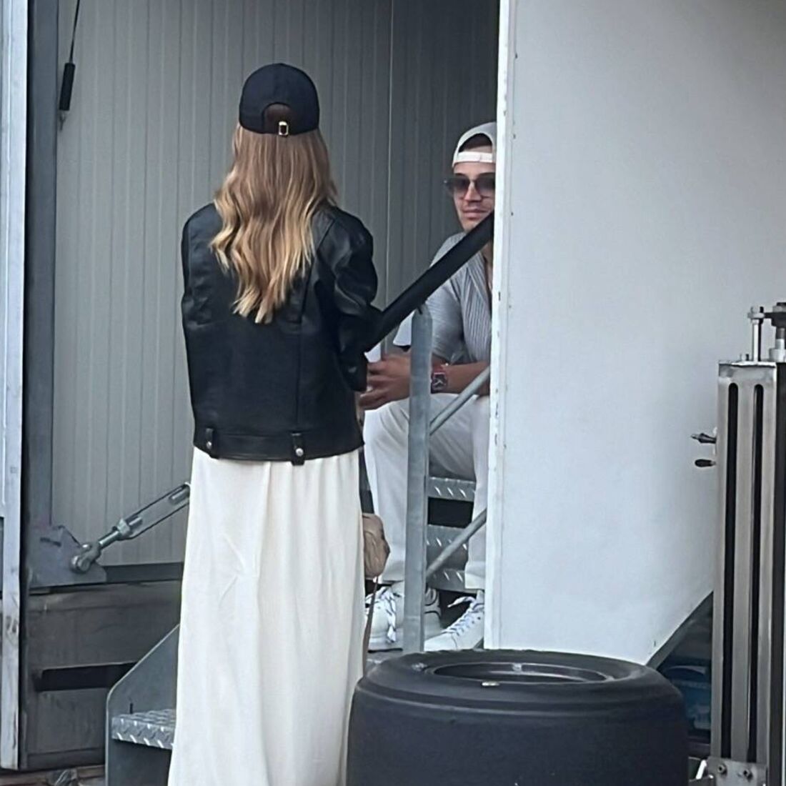 Margarida Corceiro e Lando Norris