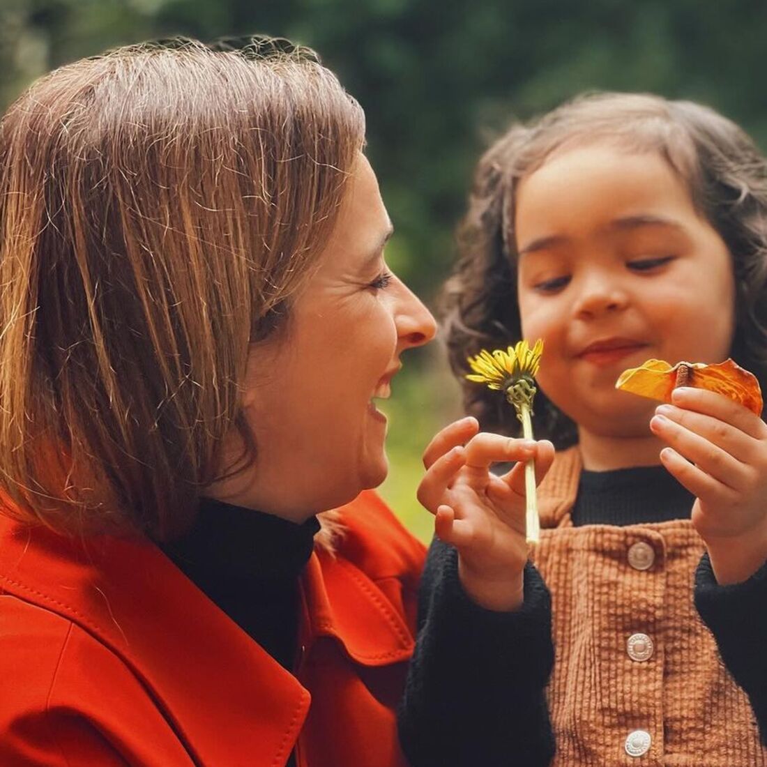 Sara Prata e a filha Amélia