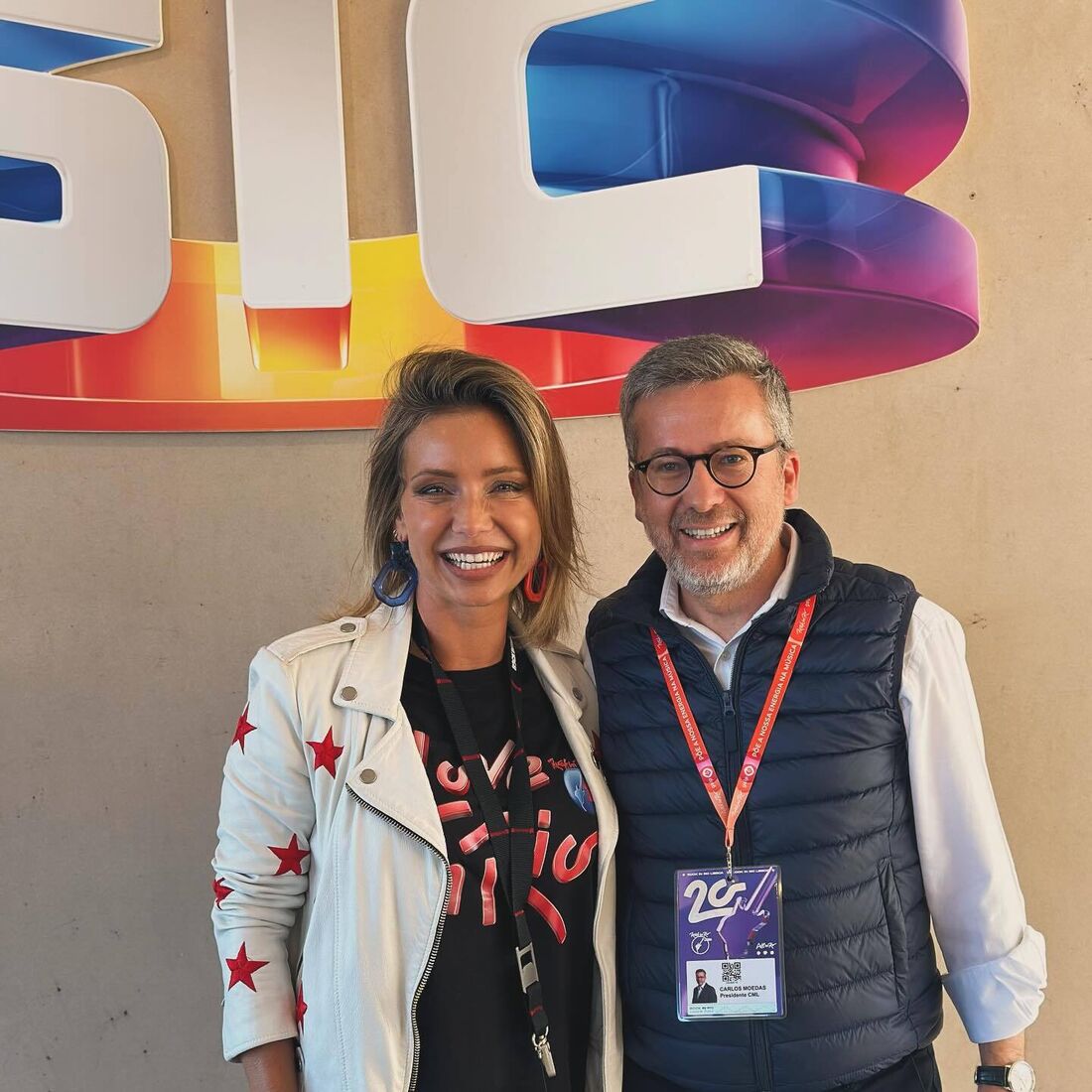 Luciana Abreu, Carlos Moedas, Rock in Rio