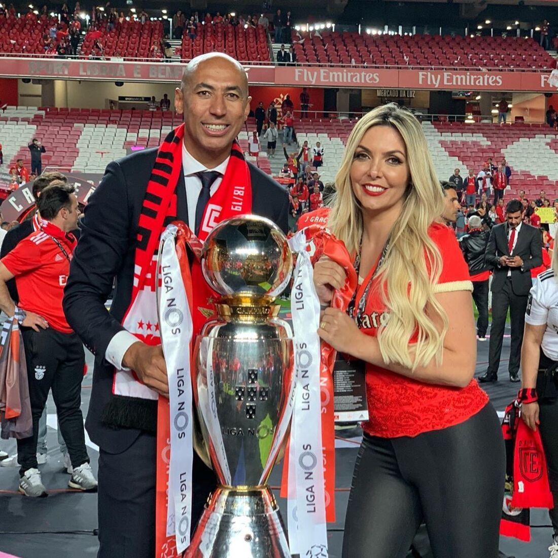 Luisão, Brenda Mattar