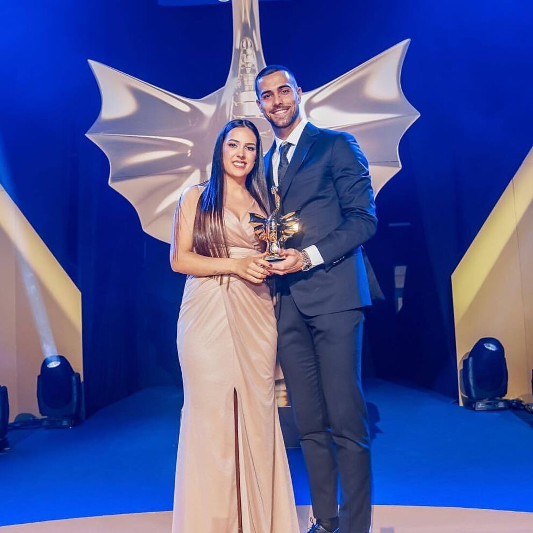 Diogo Costa e mulher