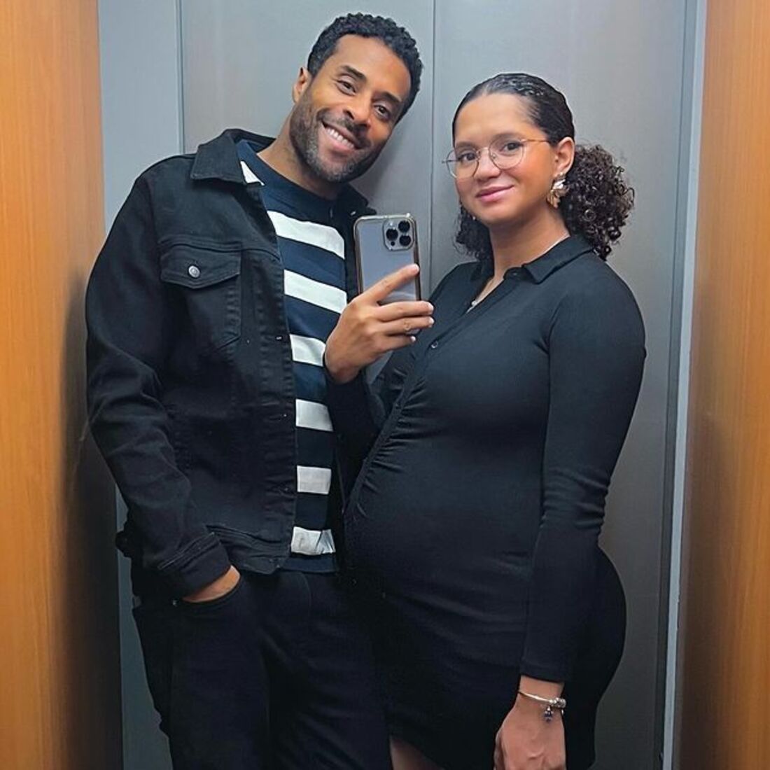 Nelson Évora e mulher