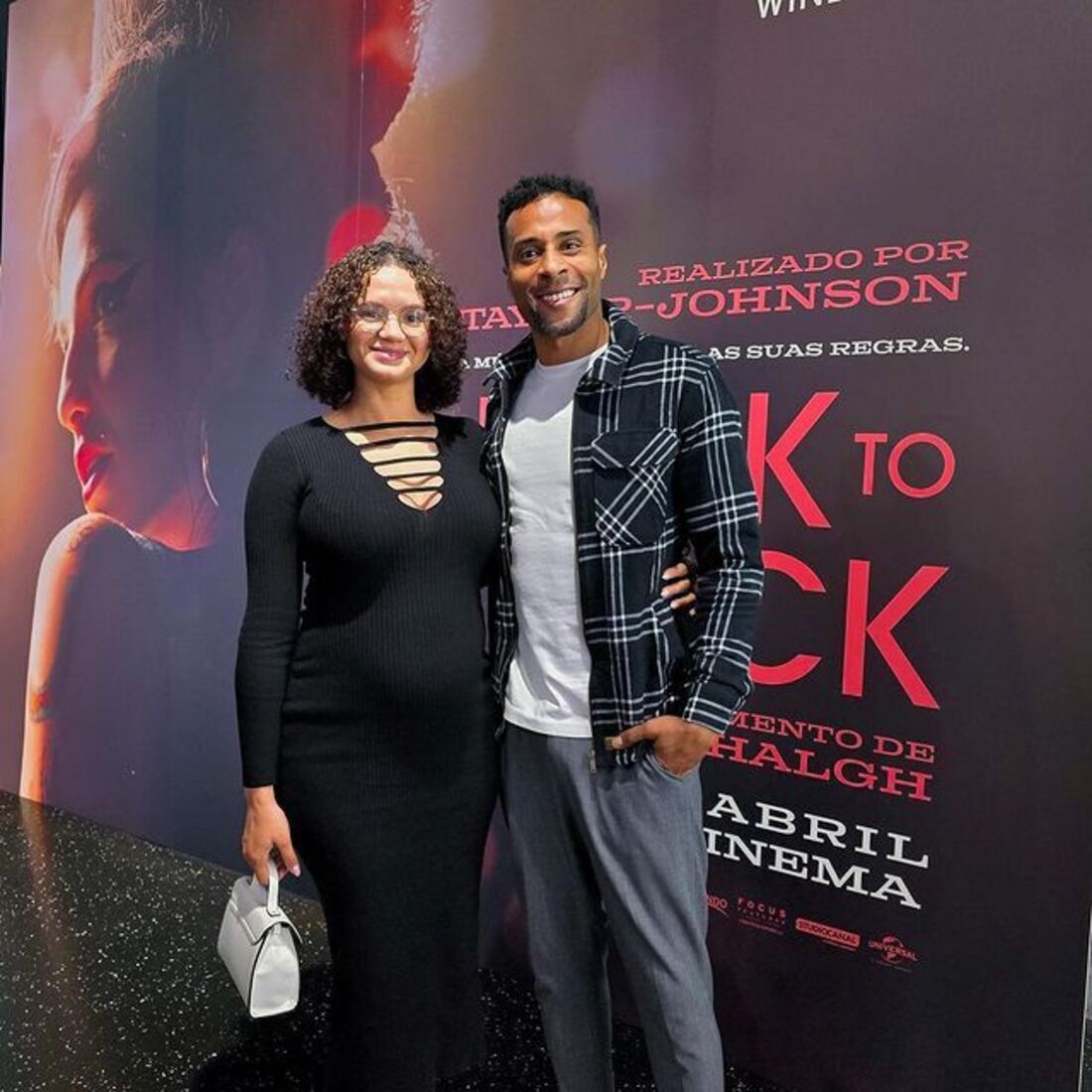 Nelson Évora e mulher