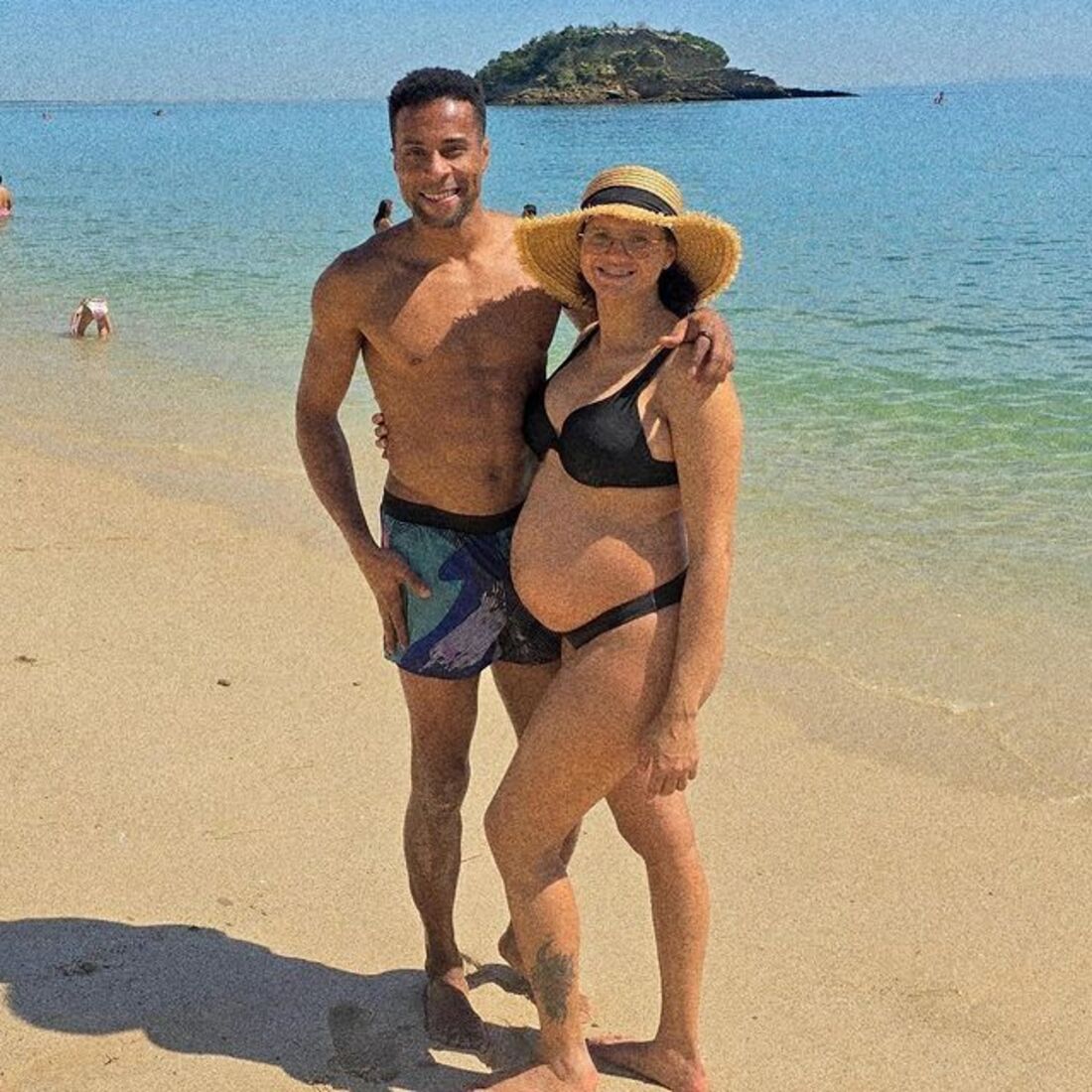 Nelson Évora e mulher