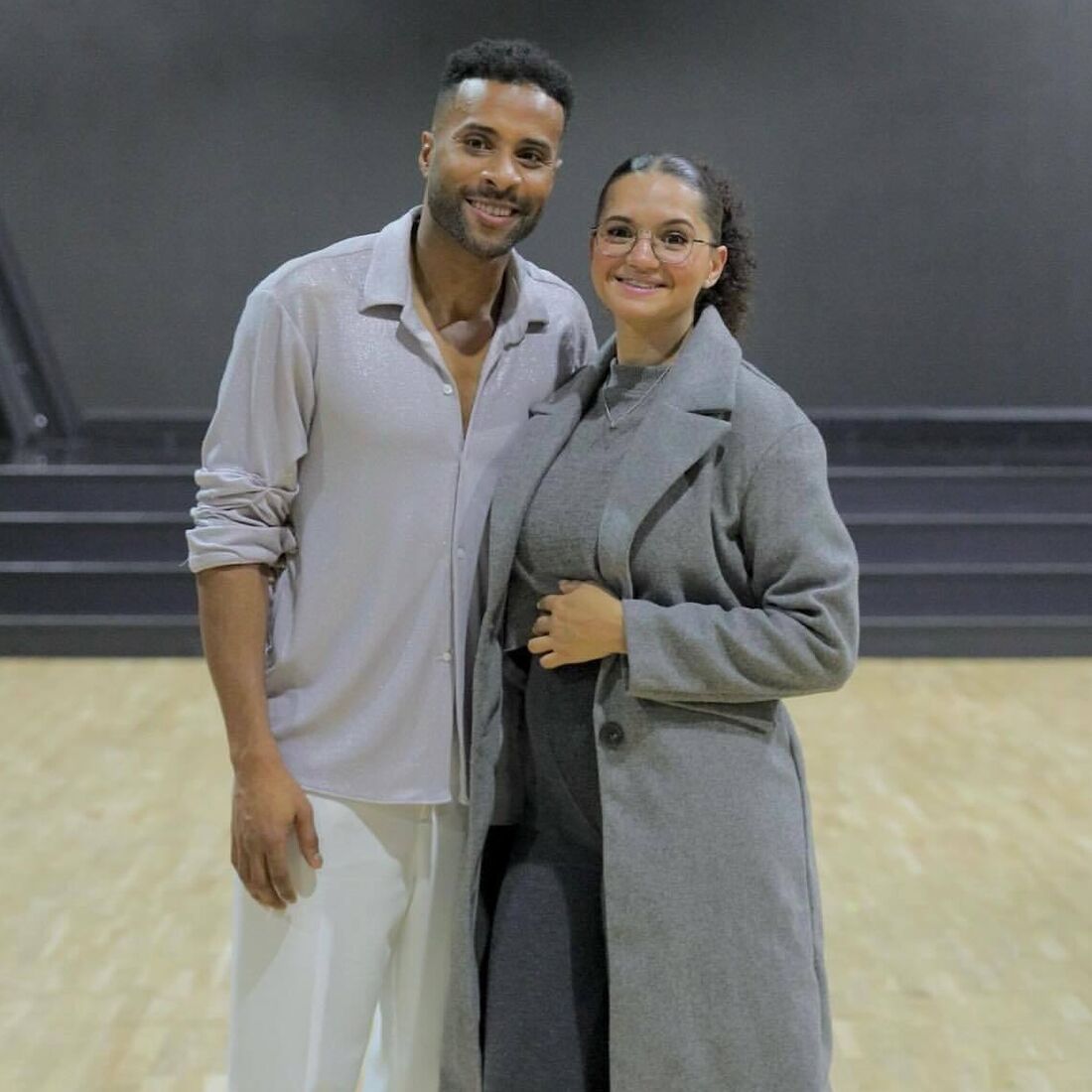 Nelson Évora e mulher