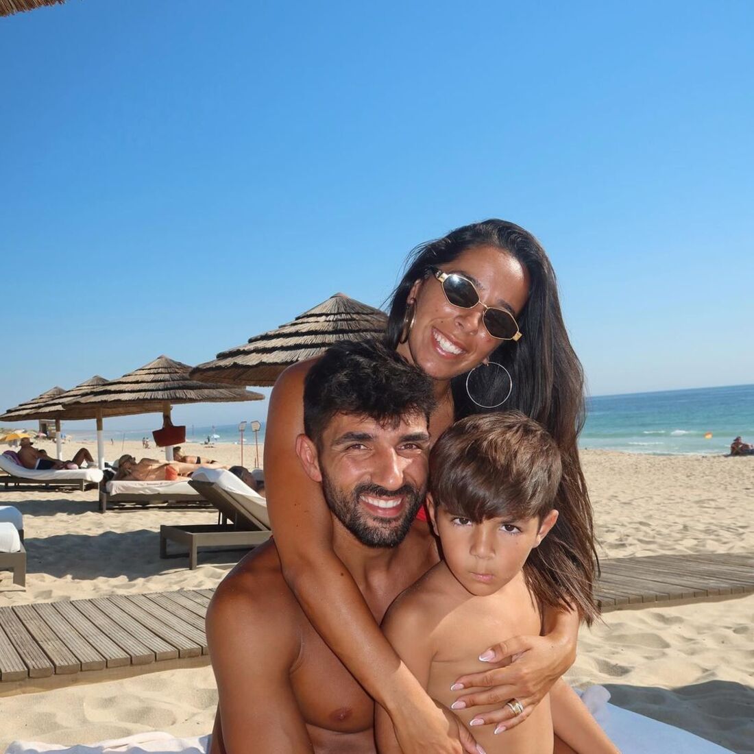 Ricardo Esgaio, Mara Alexandra e filho