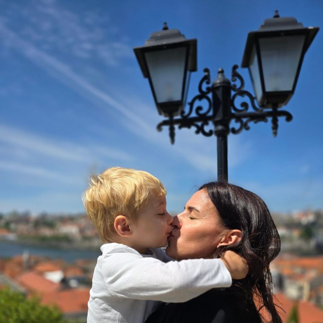 Filho Cândido Costa e mulher