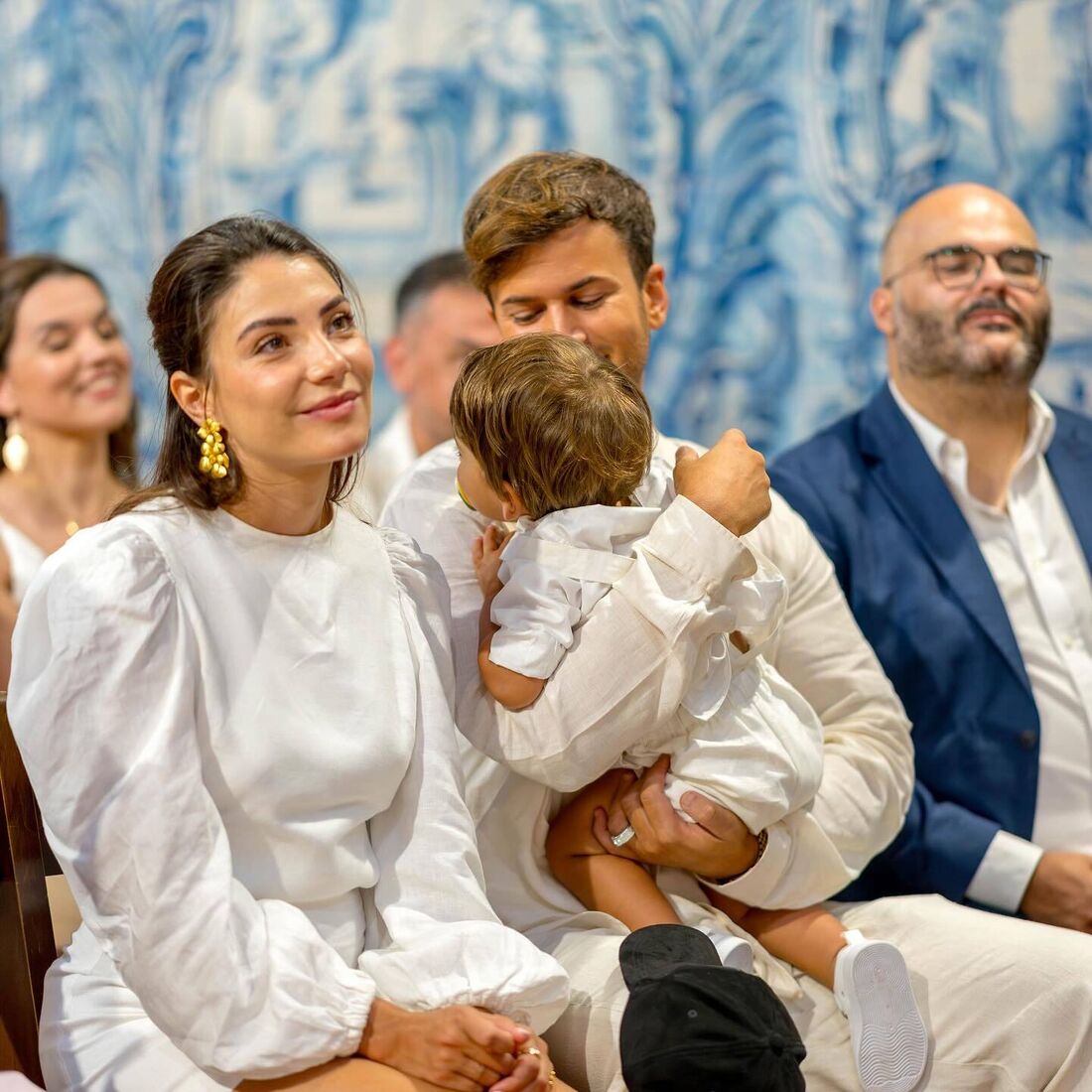 Laura Figueiredo, Mickael Carreira, batizado Gabriel