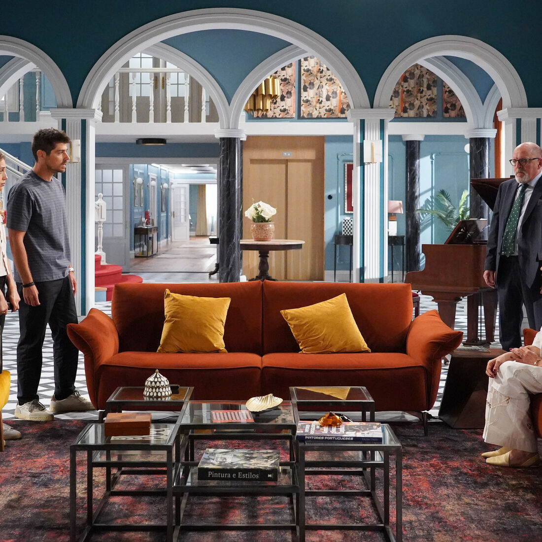 'A Promessa': Lourenço Ortigão, Ana Padrão, Paula Magalhães, José Wallenein