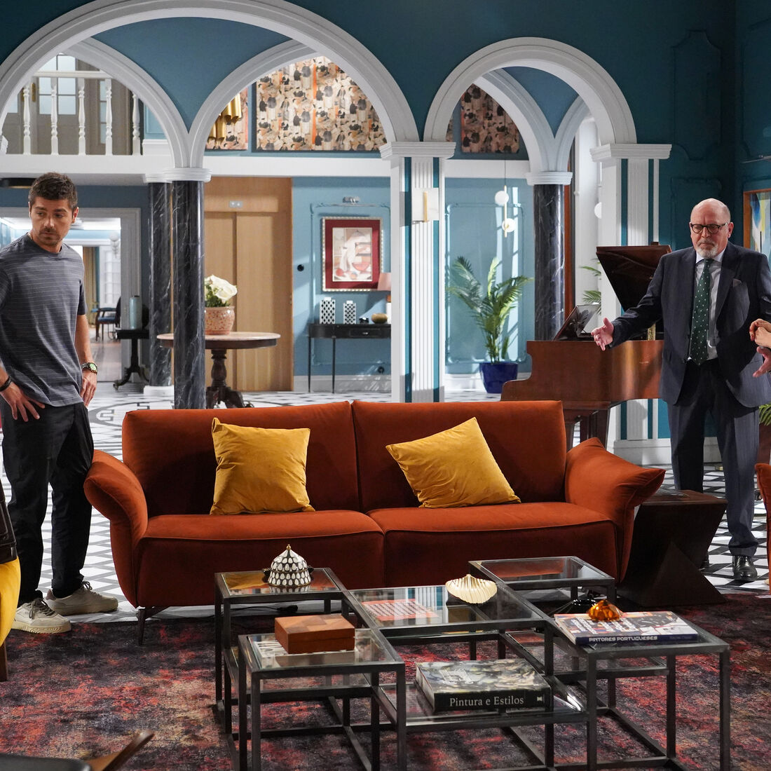 'A Promessa': Lourenço Ortigão, Ana Padrão, Paula Magalhães, José Wallenein