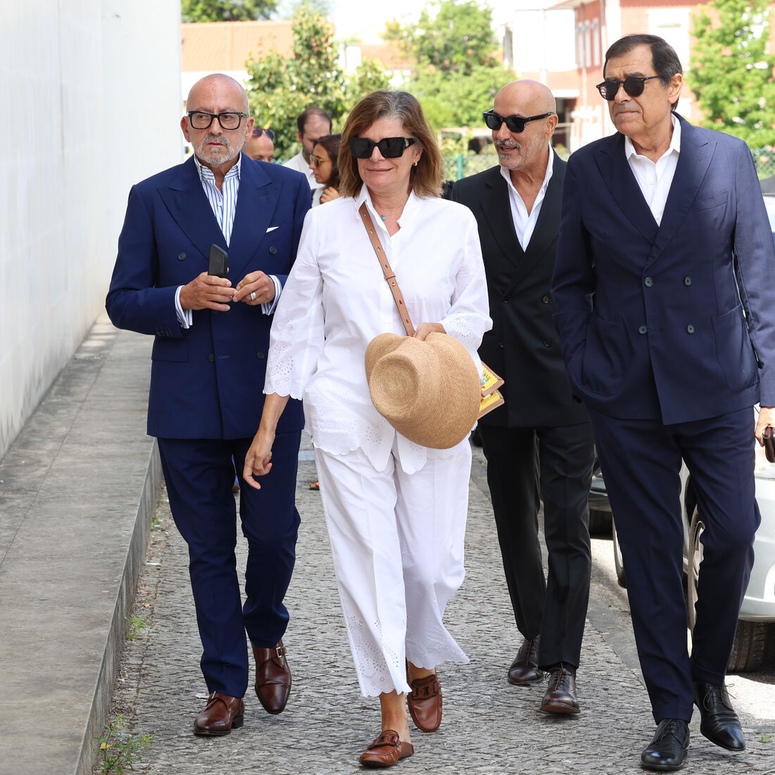 Funeral mãe de Manuel Luís Goucha, Júlia Pinheiro, Rui Oliveira, José Eduardo Moniz