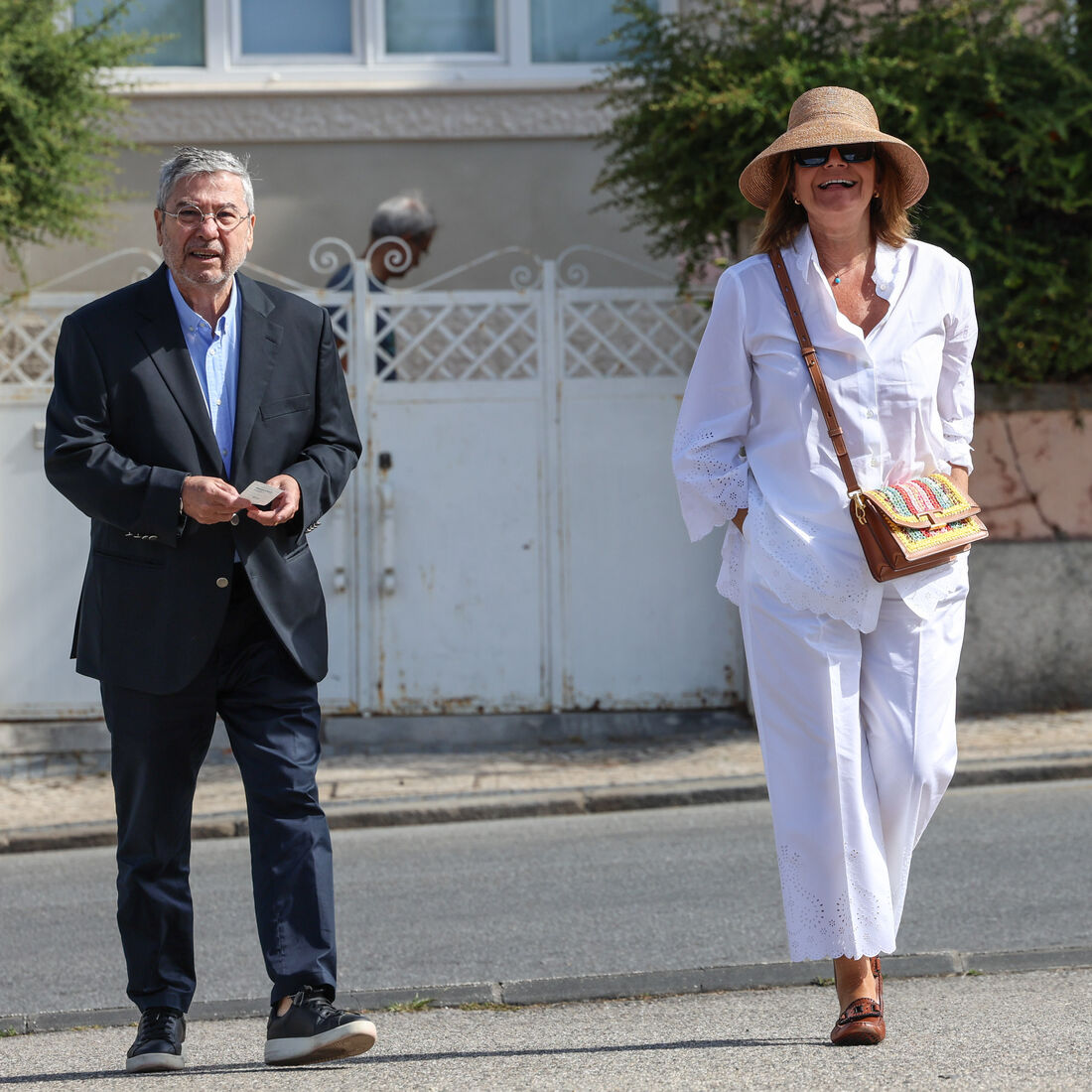 Funeral mãe de Manuel Luís Goucha, Júlia Pinheiro, Rui Pêgo