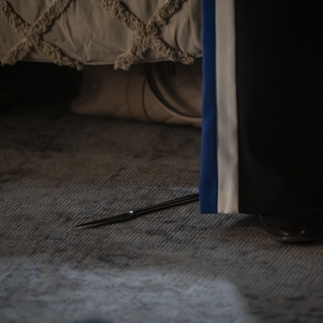 'Cacau': faca no quarto de Simone