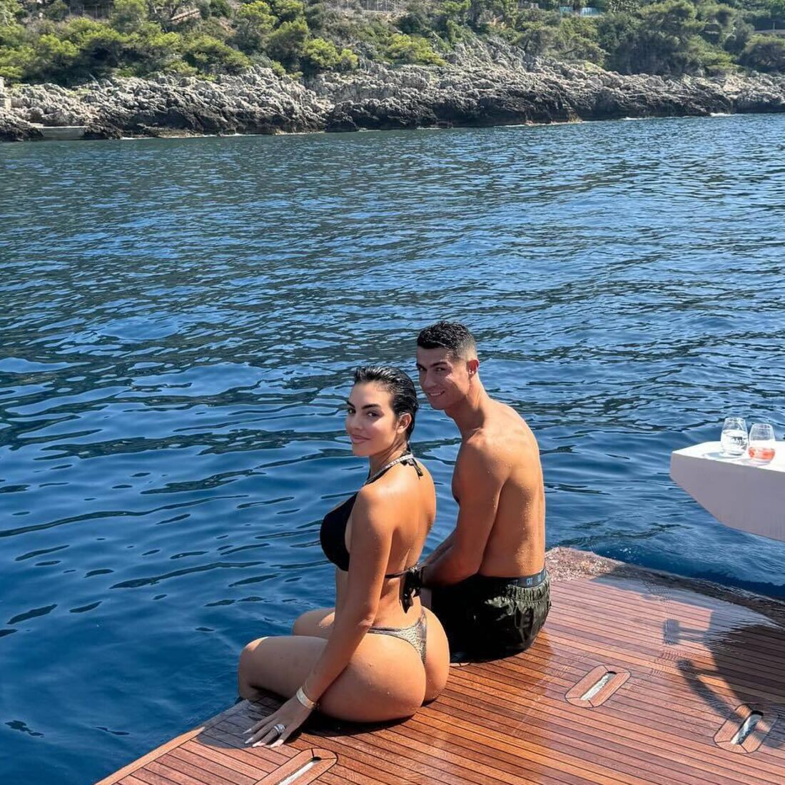 Georgina Rodríguez, Cristiano Ronaldo, Mónaco
