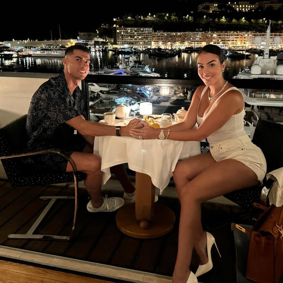 Georgina Rodríguez, Cristiano Ronaldo, Mónaco