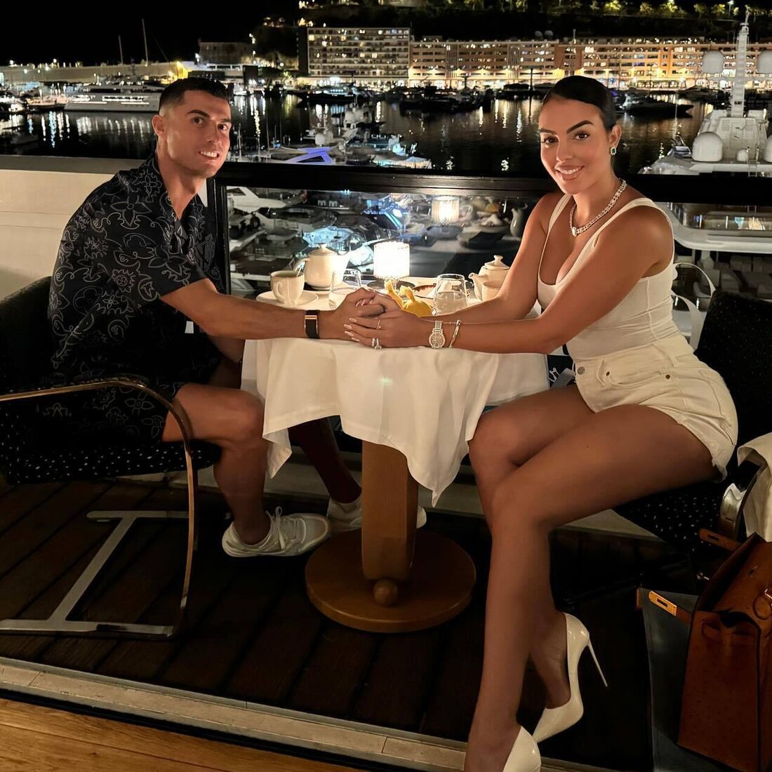 Georgina Rodríguez, Cristiano Ronaldo, Mónaco