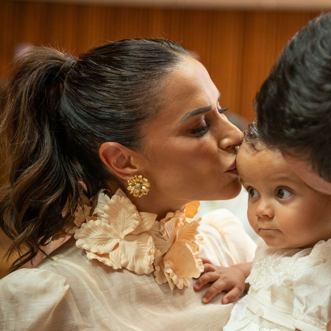 batismo, filho Dânia Neto