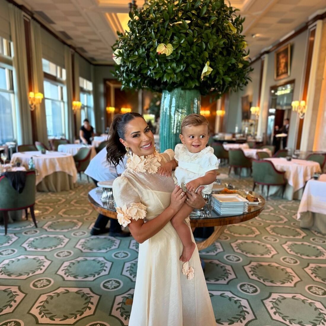 batismo, filho Dânia Neto