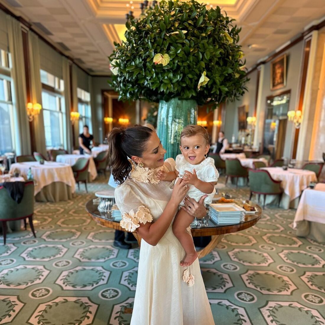 batismo, filho Dânia Neto