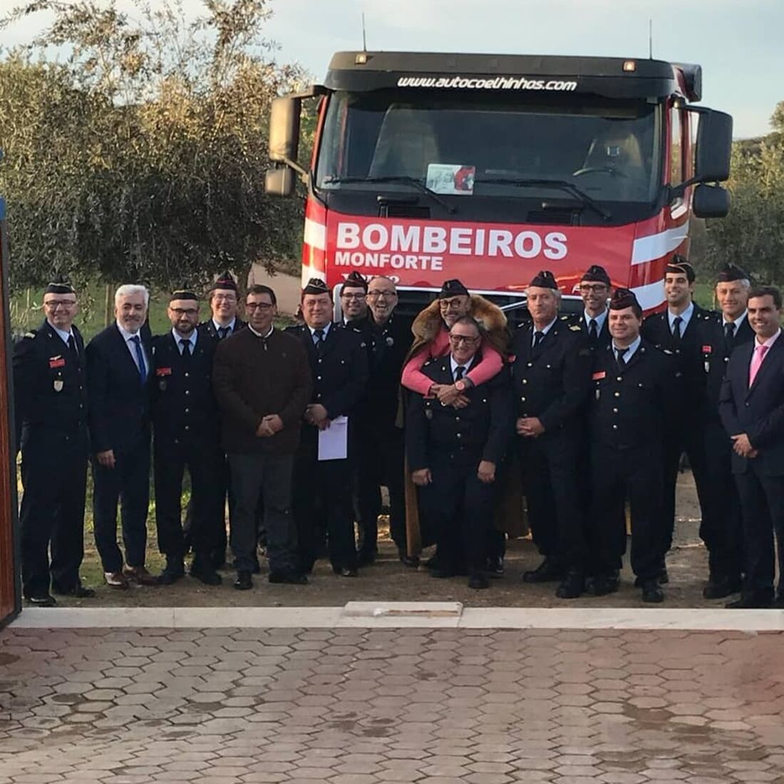 Manuel Luís Goucha, Bombeiros Monforte