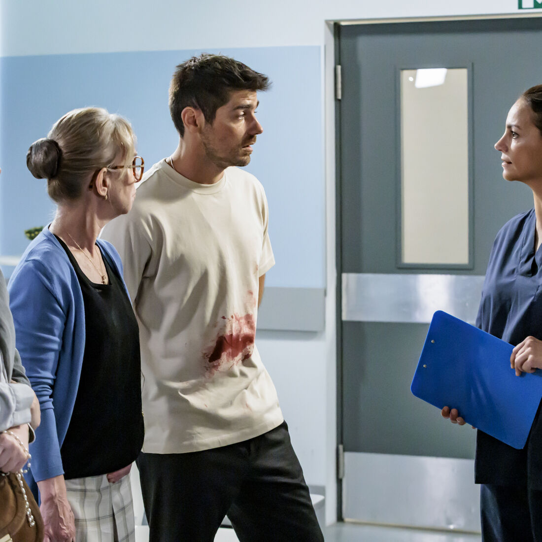 'A Promessa': Lourenço Ortigão, Sofia Alves, Custódia Gallego, obstetra