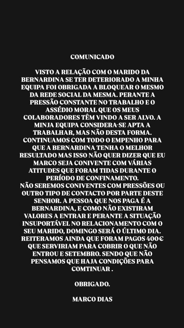 Marco Dias, story