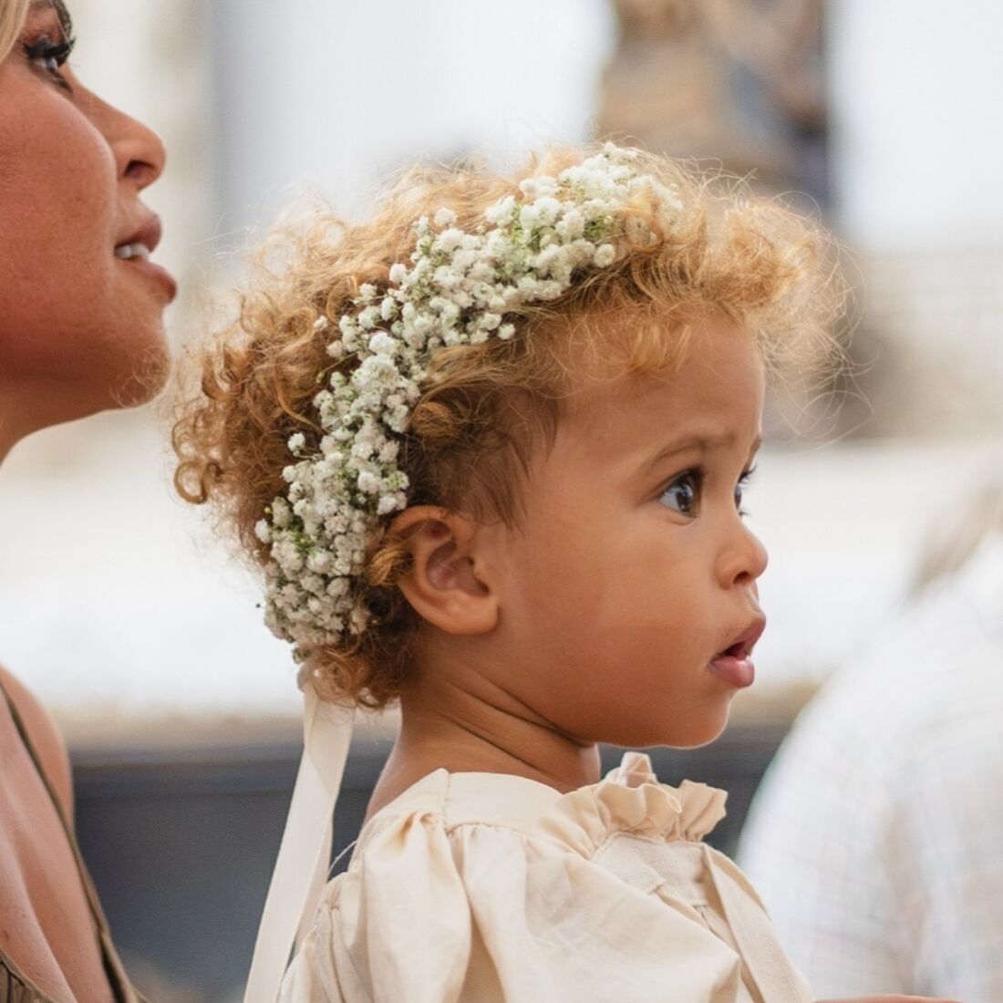 Maria Sampaio, batizado filha