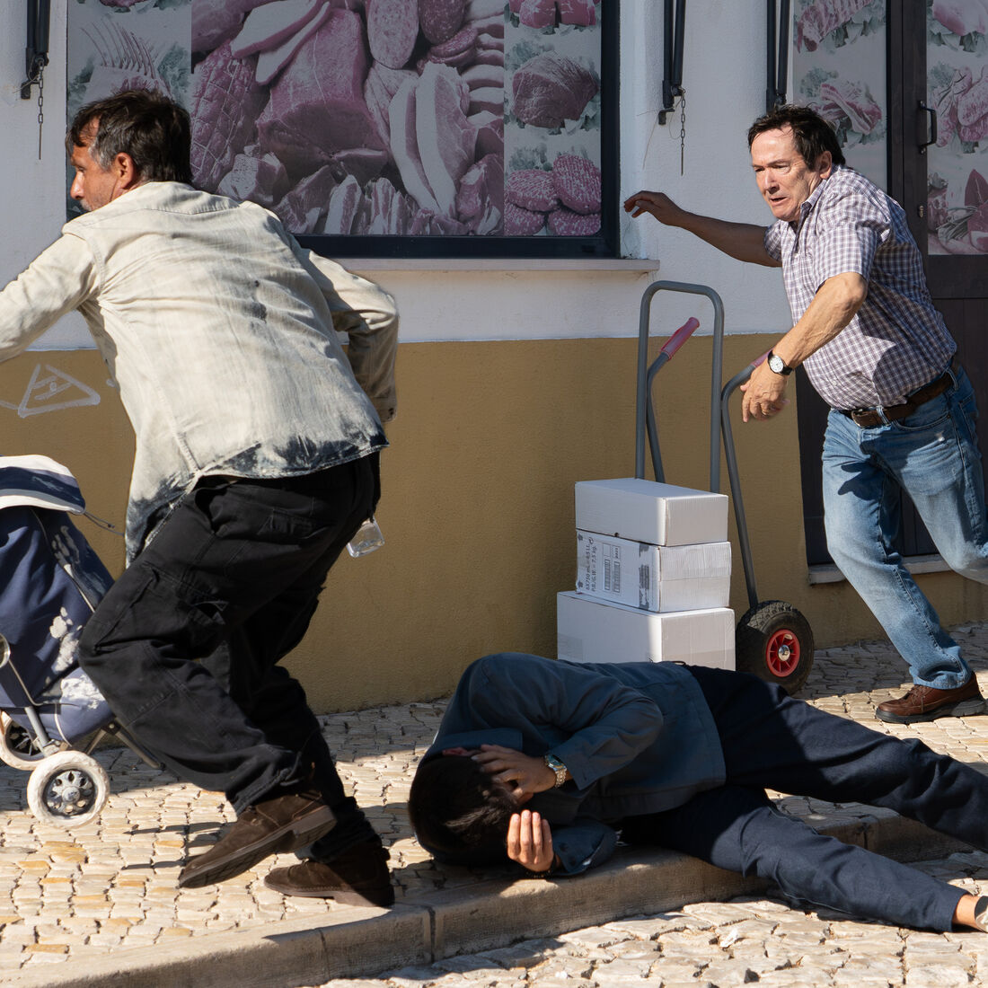 'A Promessa': Lourenço Ortigão, mendigo, Adriano Luz