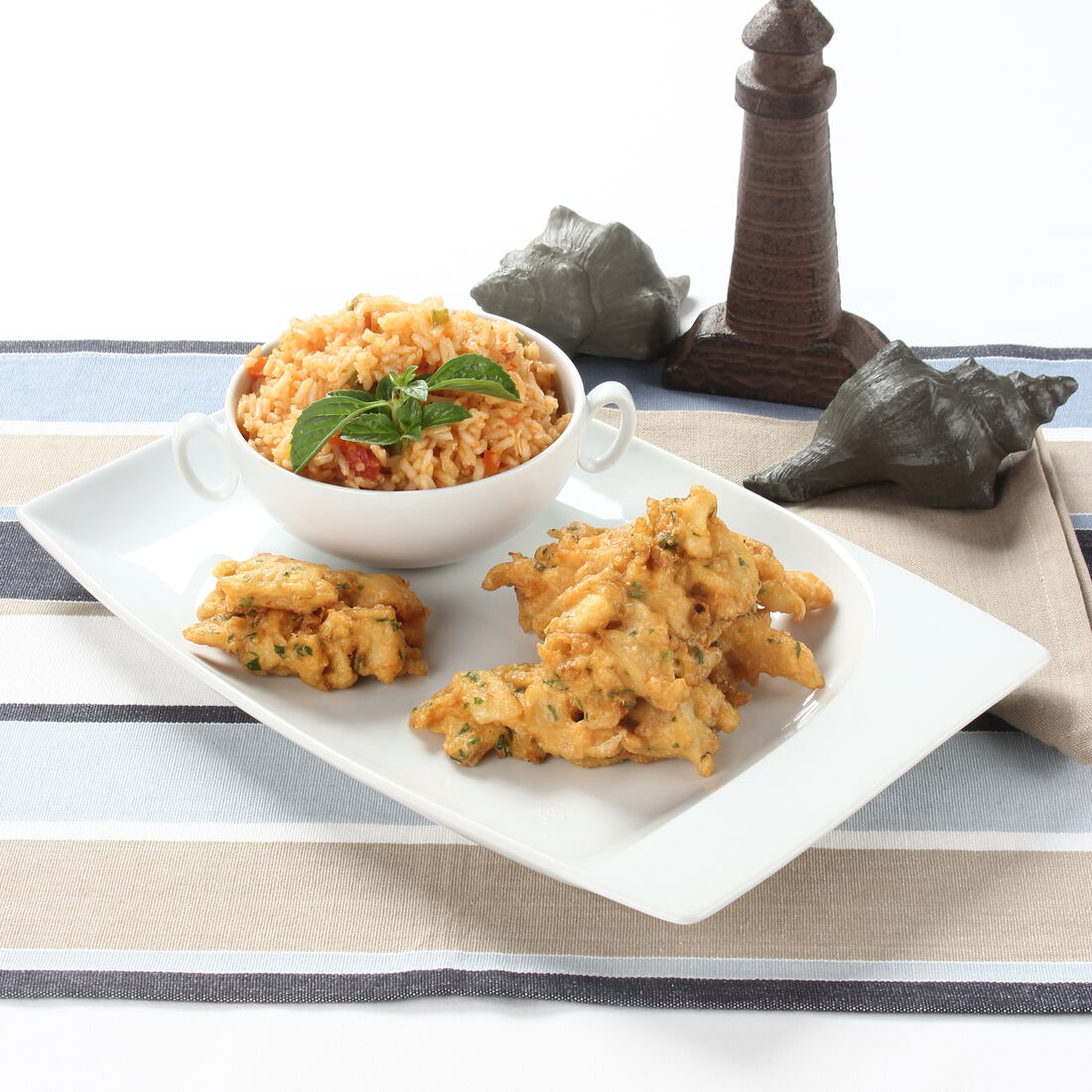 Pataniscas com Arroz de Pimentos