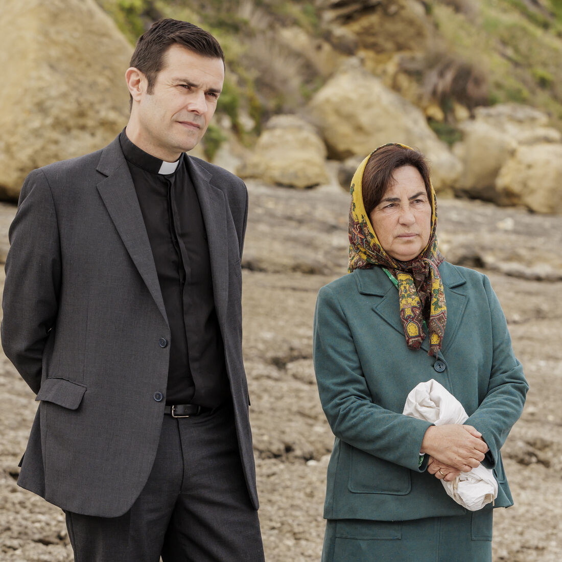 'Senhora do Mar': Albano Jerónimo, Rita Blanco