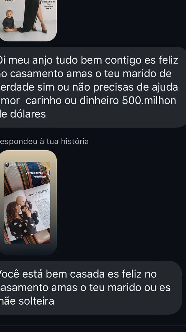 Maria Botelho Moniz, mensagem