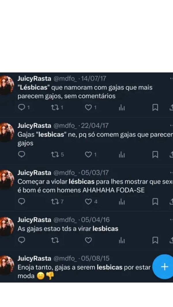 Publicações homofóbicas, Maycon