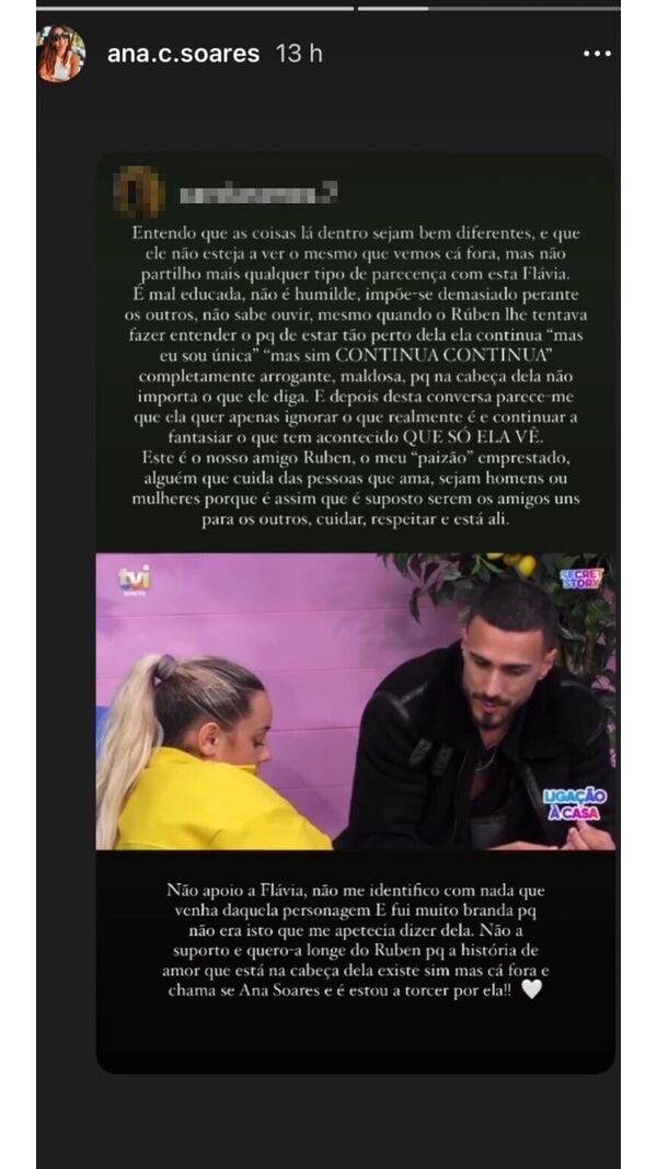 Story, Ana Soares, Ruben