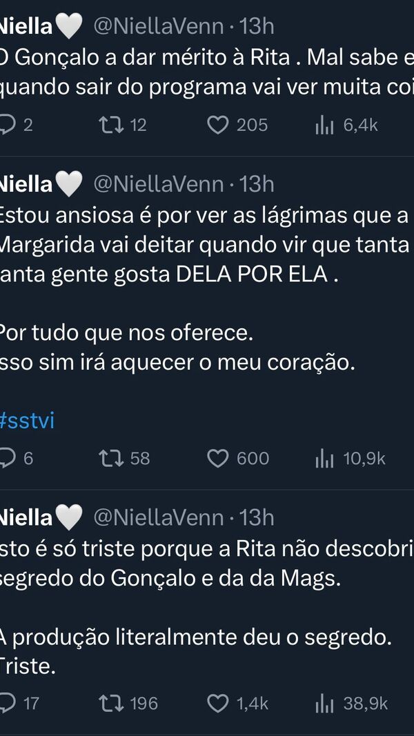 Daniela Ventura, opinião