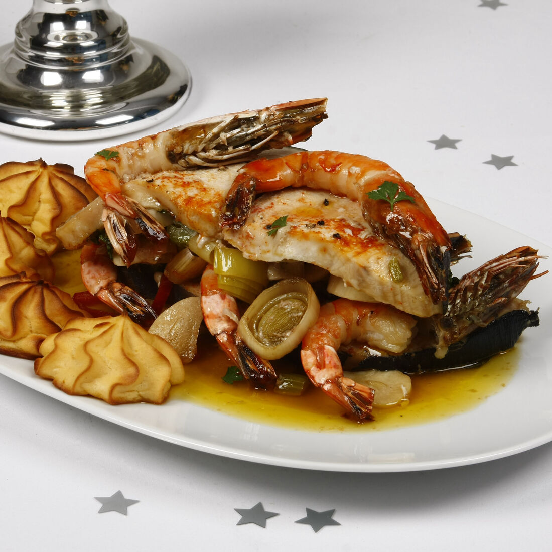 Espadarte com Camarão