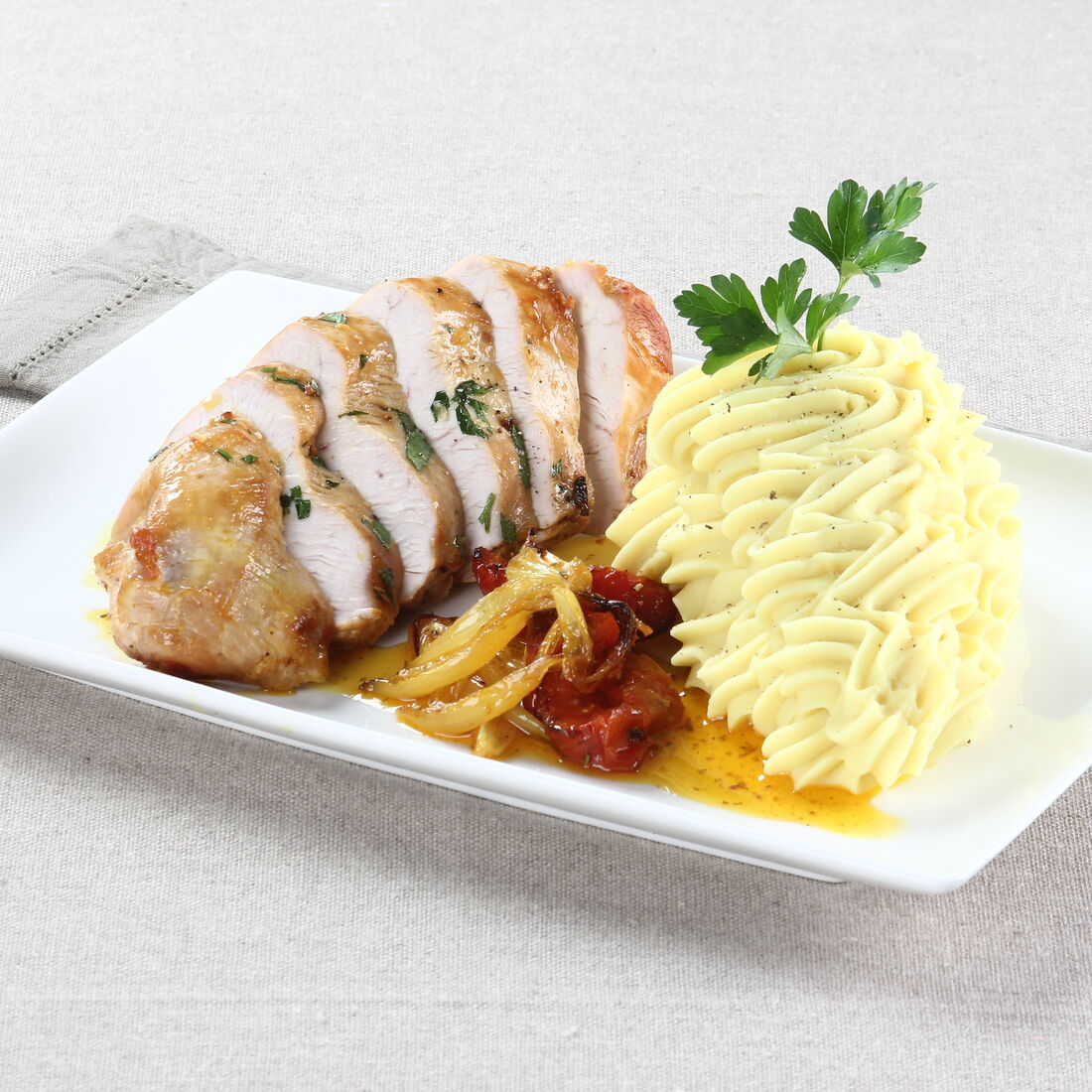 Peito de Peru Assado