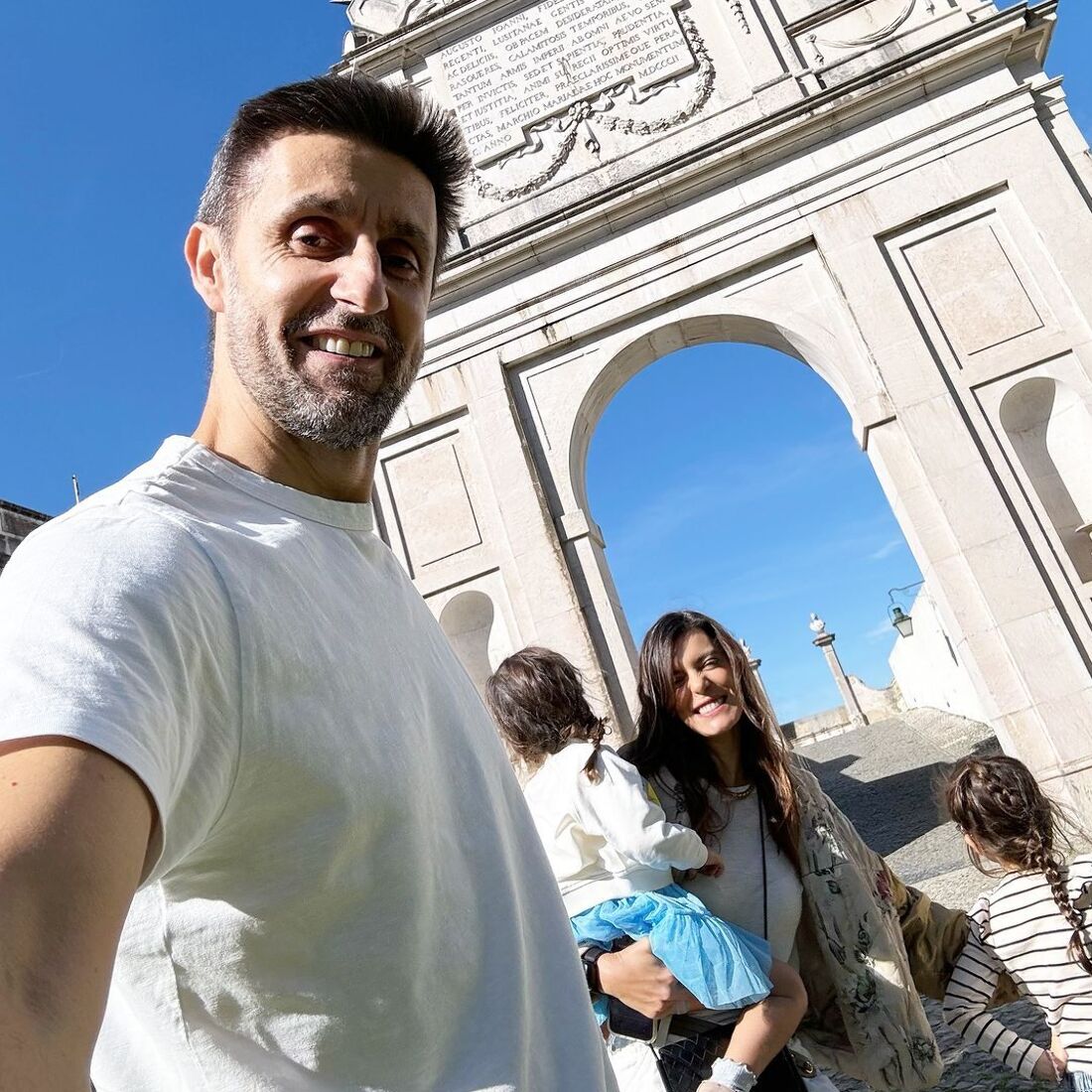 Andreia Rodrigues, Daniel Oliveira e filhas