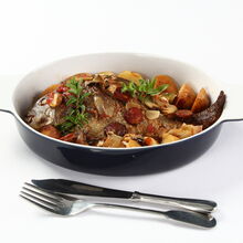 Pargo Assado com Chouriço