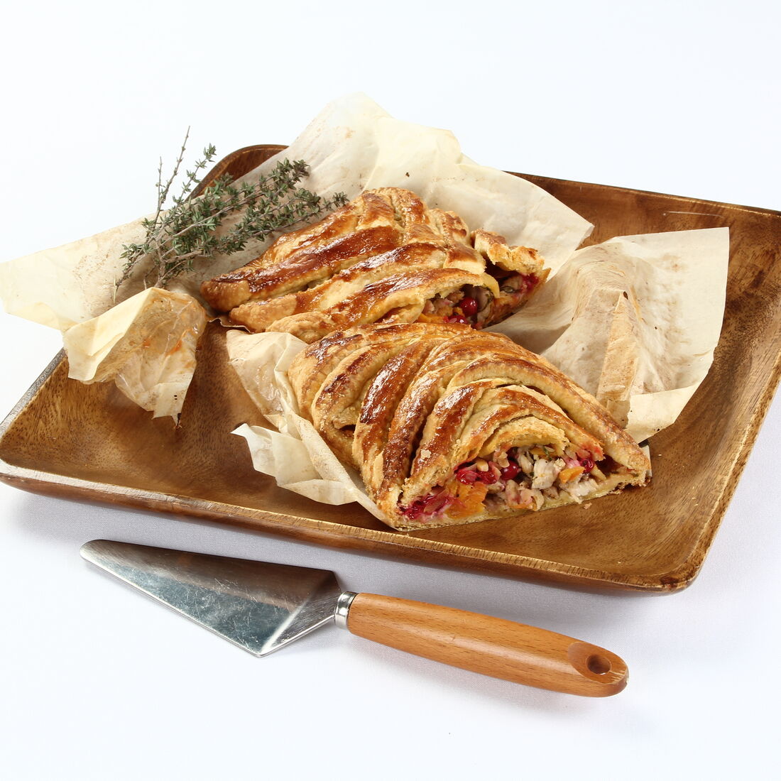 Strudel de Peru e Groselhas