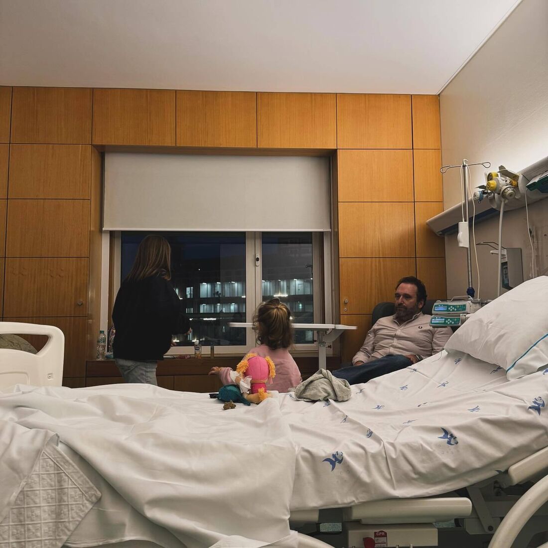 Eduardo Madeira, filha, hospital