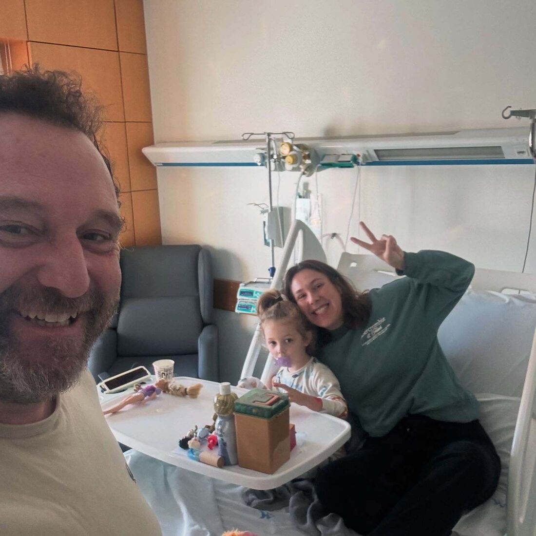 Eduardo Madeira, filha, hospital